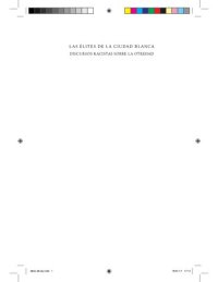 cover of the book Las élites de la Ciudad Blanca : discursos racistas sobre la otredad