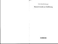 cover of the book Hannah Arendt zur Einführung