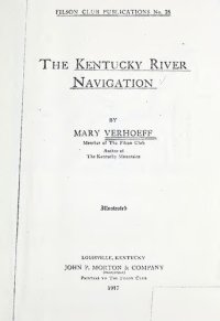 cover of the book The Kentucky River Navigation