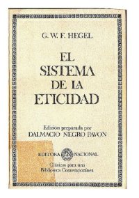 cover of the book El sistema de la eticidad