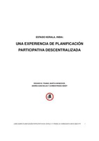 cover of the book Estado Kerala (India): Una experiencia de planificación participativa descentralizada