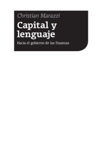 cover of the book Capital y lenguaje : hacia el gobierno de las finanzas