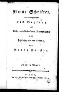 cover of the book Kleine Schriften; ein Beitrag zur Länder- und Völkerkunde, Naturgesetze und Philosophie des Lebens