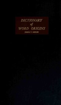 cover of the book Dictionary of word origins