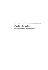 cover of the book Cambio de rumbo : la sociedad a escala del individuo