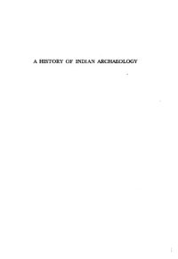 cover of the book A history of Indian archaeology from the beginning to 1947