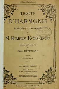 cover of the book Traite d'Harmonie - Théorique et Pratique