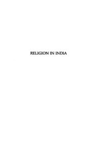 cover of the book Religion in India