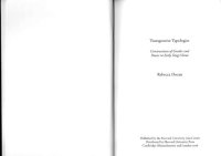 cover of the book Transgressive Typologies: Constructions of Gender and Power in Early Tang China