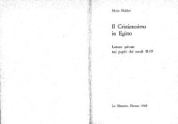 cover of the book Il cristianesimo in Egitto: lettere private nei papiri dei secoli II-IV