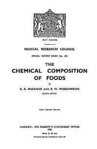 cover of the book The chemical composition of foods