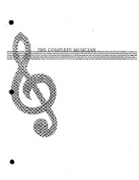 cover of the book The Complete Musician: Student Workbook - Volume I - An Integrated Approach to Tonal Theory, Analysis, and Listening