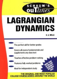 cover of the book Schaum's outline of Lagrangian dynamics