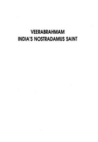 cover of the book Veerabrahmam : India's Nostradamus saint