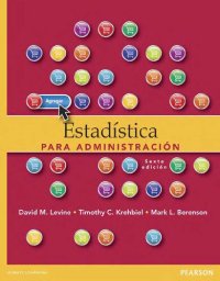 cover of the book Estadística : para Administración.