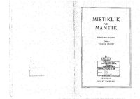 cover of the book Mistiklik ve Mantık