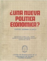 cover of the book ¿Una nueva política económica?