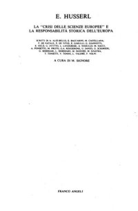 cover of the book Husserl. La "Crisi delle scienze europee" e la responsabilità storica dell'Europa