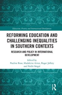 cover of the book Reforming Education and Challenging Inequalities in Southern Contexts: Research and policy in international development