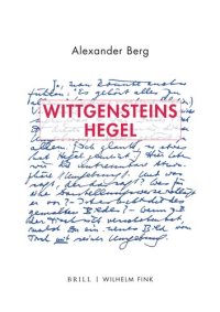 cover of the book Wittgensteins Hegel