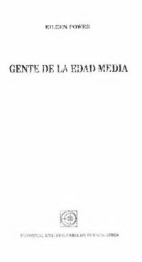 cover of the book Gente de la edad media