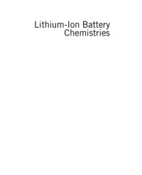 cover of the book Lithium-Ion Battery Chemistries: A Primer