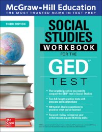 cover of the book McGraw-Hill Education Social Studies Workbook for the GED Test