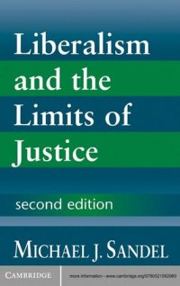 cover of the book Liberalism and the Limits of Justice