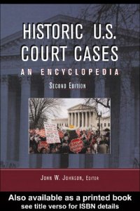 cover of the book Historic U.S. Court Cases: An Encyclopedia