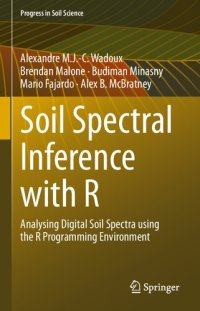 cover of the book SOIL SPECTRAL INFERENCE WITH R analysing digital soil spectra.