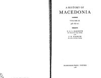 cover of the book A History of Macedonia: 336-167 B.C.