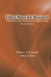 cover of the book Effect Sizes for Research: Univariate and Multivariate Applications, Second Edition