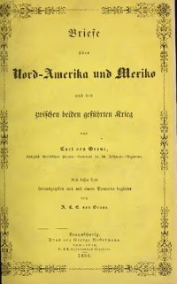 cover of the book Briefe über Nord-Amerika und Mexiko und den zwischen beiden geführten Krieg