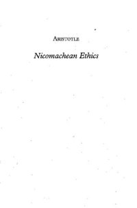 cover of the book Nicomachean Ethics