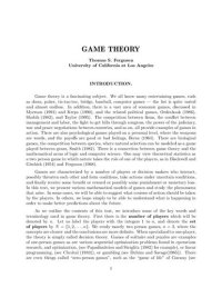 cover of the book Game Theory 2e