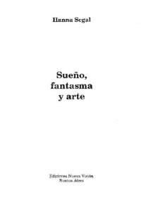 cover of the book Sueño, fantasma y arte.