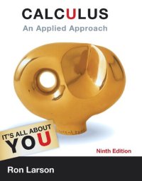 cover of the book Calculus: An Applied Approach )