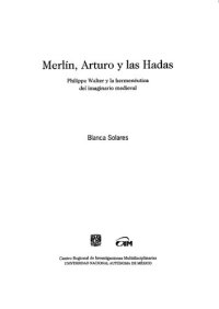 cover of the book Merlín, Arturo y las Hadas : Philippe Walter y la hermenéutica del imaginario medieval