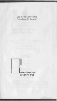 cover of the book Identidad femenina y proyecto etico