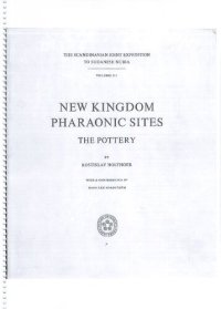 cover of the book New Kingdom Pharaonic Sites: The Pottery