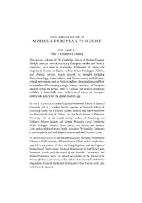 cover of the book The Cambridge History of Modern European Thought, Volume 2: The Twentieth Century