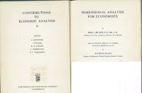 cover of the book Dimensional Analysis for Economists