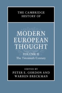 cover of the book The Cambridge History of Modern European Thought: The Twentieth Century