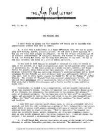 cover of the book The Ayn Rand Letter (May to August 1973)