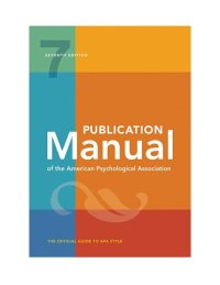 cover of the book Publication Manual of the American Psychological Association