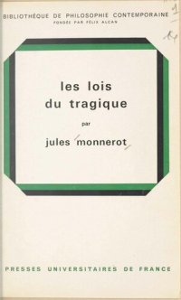 cover of the book Les lois du tragique