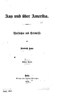 cover of the book Aus und über Amerika