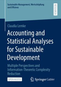 cover of the book Accounting and Statistical Analyses for Sustainable Development: Multiple Perspectives and Information-Theoretic Complexity Reduction