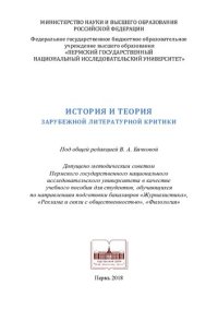 cover of the book История и теория зарубежной литературной критики