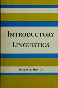 cover of the book Introductory Linguistics